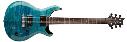 prs se pauls guitar aqua